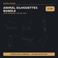 Animal Silhouettes DXF Bundle – 23 Cut-Friendly Wildlife Files cover image